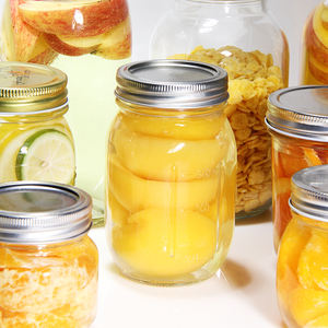 شعار مخصص رخيص 4 أونصة 8 أونصة 24 أونصة 32 أونصة 64 أونصة مستدير تخزين طعام شفاف 16 أونصة فم عريض مع غطاء - Product Image 3