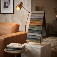 Tissu d'ameublement en velours texturé Mosha de haute qualité, imperméable, résistant aux taches, tricoté en chaîne, imprimé, pour canapé, fauteuil, meubles