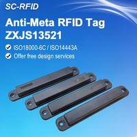 Etiqueta de Gestión de Activos H3 Anti-Metal 860-960 MHz, Venta al por Mayor de Fábrica, Tarjeta de Registro Logístico, Protocolo ISO 18000-6C