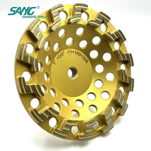 SANG Long Working Life Abrasive Tools S Segment Metal Bond Factory 180mm Disque diamanté à segment pour le polissage du béton et des pierres - Product Image 3