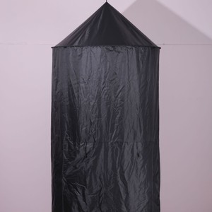 Carpa Infantil de Vinilo Negro con Forma de Domo, Casa de Juegos Interior de Tela Oxford, Plegable y Segura, Carpa Negra para Niños de 2 a 4 Años, Unisex - Product Image 1