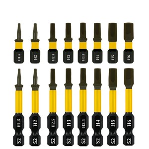 Kezhide Hex Bit Set 21 Pc H1.5 H6 25mm 50mm Impact Driver Bits Metric Industrial Chrome Vanadium Steel - Product Image 5