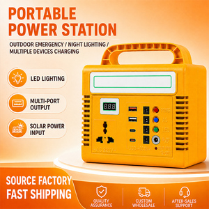 Portable Power Station 120W 120Wh Solar <b>Generator</b> LED Light AC 220V USB DC Outputs Emergency Backup Battery for Home <b>Camping</b> - Product Image 4