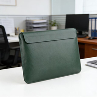 Funda Interior de Cuero para Laptop Apple MacBook Pro de 14 y 13.3 Pulgadas, Estilo Sobre y Horizontal