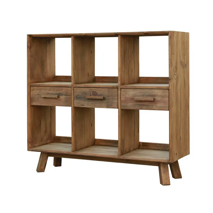 अनुकूलित लकड़ी के भोजन कक्ष फर्नीचर ठोस लकड़ी देहाती बुफे कैबिनेट Sideboard लकड़ी फर्नीचर चीन