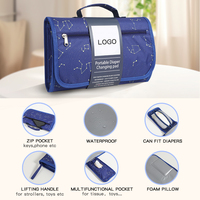 Tapis à langer portable pour bébé - Tapis à langer et sac de voyage pour le change de couches