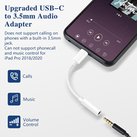 Multifunktions-Aux-Audio-Dongle-Kabel Typ C auf 3,5mm Buchse Kopfhöreradapter