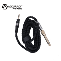 Accuracy Pro Audio Monitor estéreo Auriculares Broadcast On-ear Over-ear Auriculares con almohadillas de espuma