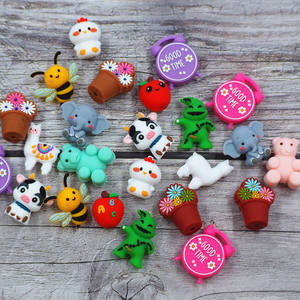 Promotion dessin animé breloques bijoux à bricoler soi-même bière 3D Silicone perles focales <span class=keywords><strong>pour</strong></span> la décoration stylos perlés - Product Image 4