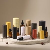 En stock, flacon d'huile essentielle vide de 15 ml, 30 ml, 50 ml, flacon compte-gouttes en verre avec tube, boîte en papier, vente en gros