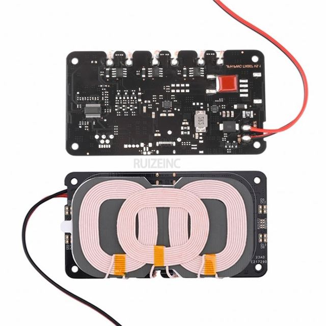 20W 22W Car Wireless Charging Mobile Phone Wireless Charger Module with Three Coil Transmission End 24V 12V Wide Voltage
