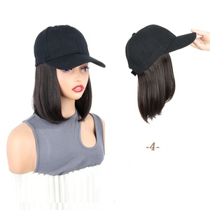 หมวกวิกผมดีไซน์ไฮบริดสุดฮิต <span class=keywords><strong>ทรง</strong></span>บ๊อบสวยหรู ง่ายต่อการสวมใส่ พร้อมอุปกรณ์เสริมสไตล์เบสบอลสำหรับสุภาพสตรี เหมาะสำหรับกิจกรรมกลางแจ้งและใช้ในชีวิตประจำวัน - Product Image 3