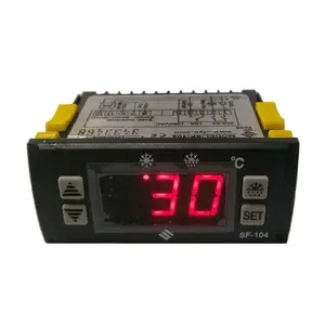 Sf 104 manual de degelo automático 12v mini controlador de temperatura digital inteligente