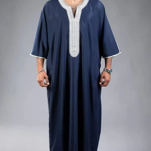 Nouveau design de Jubba d'été musulman Slim Fit pour hommes/Offre Spéciale Services OEM Dernier modèle Hommes Jubba - Product Image 1