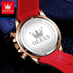 OLEVS 9936 Hot Selling Series Shock Wrist Watches Sports Waterproof Relojes Dual Movement Watch For Men's Quartz Watches