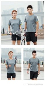 Short Sleeve Polyester Cotton <strong>Outside</strong> Sports Gym Clothes for Men Women t <strong>Shirt</strong> - Product Image 4