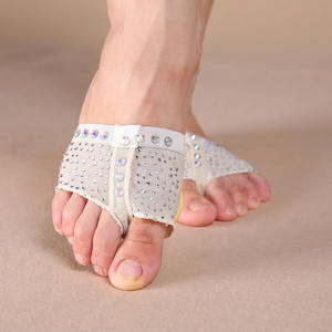 Vendita calda bambini ragazze danza indossare pratica strass lirico scarpe pancia scarpe all'ingrosso - Product Image 4