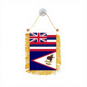 Drapeau de voiture miniature australien à franges de 8*12 pouces, imprimé numériquement, à suspendre à la fenêtre, motif personnalisable, drapeau interchangeable - Product Image 2