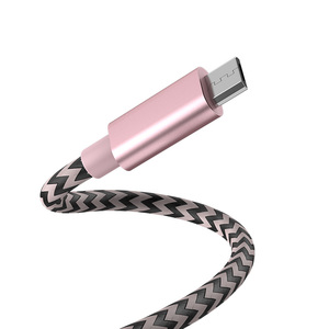 Cable de datos <span class=keywords><strong>micro</strong></span> trenzado para teléfonos móviles, cable <span class=keywords><strong>usb</strong></span> de <span class=keywords><strong>2m</strong></span> para móviles android, fabricante de servicio OEM - Product Image 3
