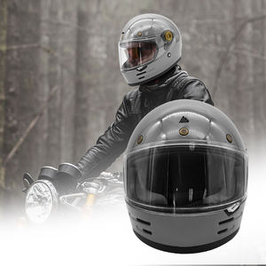 หมวกกันน็อคอัจฉริยะลายจุดหมวกกันน็อคมอเตอร์ไซค์แบบย้อนยุคสำหรับทุกเพศ ABS ป้องกันศีรษะ - Product Image 2