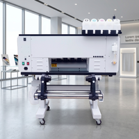 Imprimante DTF A3 automatique pour vêtements, t-shirts, tissus, avec têtes Xp600/i3200, machine d'impression 30 cm et secoueur de poudre