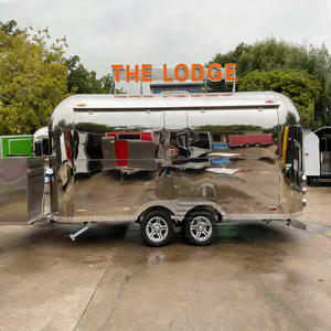 Grande remorque de service de cantine de bar fumeur de barbecue de Teppanyaki de sandwich de dîner de qualité supérieure avec éviers - Product Image 1