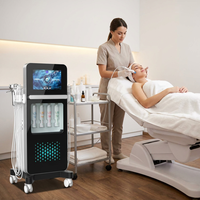 Vente directe d'usine, appareil de beauté spa 17 en 1, jet de bulles d'oxygène, nettoyage en profondeur du visage, soin de la peau, dermabrasion à l'eau