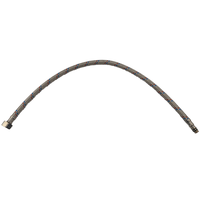 Robinet mitigeur d'eau de cuisine F1/2XM10 avec tuyau tressé flexible accessoire de plomberie pratique