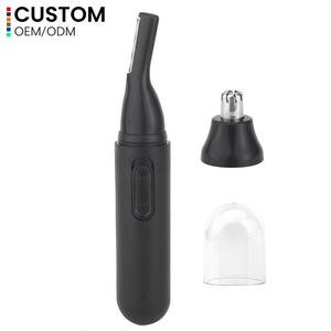 Wiederauf ladbarer Nasen haars ch neider USB Elektrischer Nasen-und Ohr haarentferner 2-in-1-Pflege werkzeug für Nasen-und Augenbrauen schneider für Männer - Product Image 4