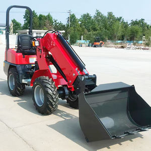 Mini Cargadora Telescópica Compacta de 1 Tonelada, Manipulador Telescópico Frontal Pequeño, Garantía de 1 Año, Cargadora Compacta, Bomba Articulada, Motor Principal - Product Image 1