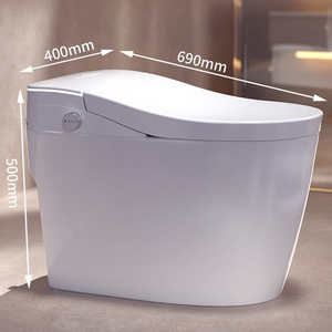<span class=keywords><strong>WC</strong></span> intelligent à poser au sol, toilettes intelligentes, bidet électrique automatique, toilettes en céramique intelligentes pour salle de bain - Product Image 6