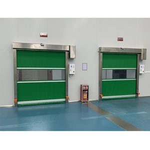 Volet roulant Porte Électrique Tubulaire Moteur Ignifuge Ouragan Vent Preuve Obturateur Roll Up Porte Pour Indust - Product Image 4