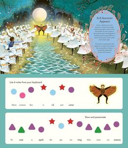 Livre sonore interactif personnalisé Thème Piano Lac des Cygnes Musique Classique Ballet Livre cartonné 6 boutons OEM - Product Image 4