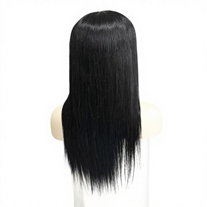 Perruque médicale personnalisée sans colle, bonnet en silicone, ligne de cheveux transparente, cheveux humains vierges noués à la main pour patients atteints d'<span class=keywords><strong>alopécie</strong></span>, expédition immédiate - Product Image 2