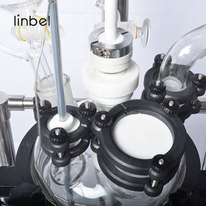 5L 10L 20L 30L 50L 100L200Lジャケット付きバイオリアクターホウケイ酸3.3ガラス反応器 - Product Image 6