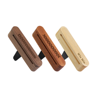 Diffuseur d'aromathérapie élégant en bois pour voiture, purificateur d'air à fixation sur grille d'aération, parfum longue durée, directement de l'usine