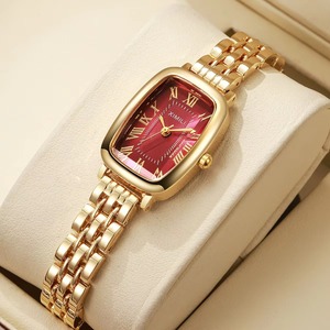 Women Watch Quartz Alloy case Band square Small Dial Roman Numeral Minimal Vintage Watch Europe Africa Wholesale - Product Image 4