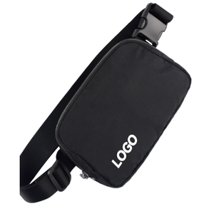 Unisex Custom Logo Waterproof Candy Pattern Fashion Box Shape Sports Waist <b>Bag</b> Nylon Fanny Pack Zipper Closure <b>Small</b> <b>Side</b> <b>Bag</b> - Product Image 3