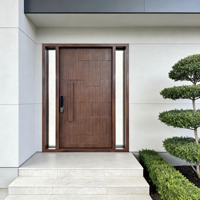 Portes pivotantes en alliage d'aluminium personnalisées Grandsea, style moderne minimaliste, avec texture gravée, pour villa, appartement, maison de luxe