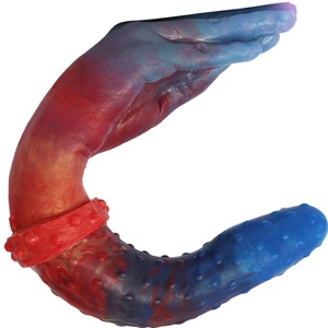 FAAK New Double Head <b>Dildo</b> Lesbian Sex Toy Erotic Sexy Toy Fist Sex Silicone Double Ended <b>Dildo</b> Multi-color Long <b>Dildo</b> - Product Image 2