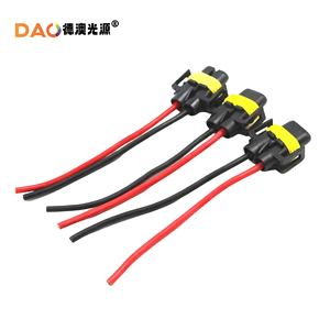 Dao H14789 H11 9005 9006 9012 Car Xenon Lamp Igniter <b>Plug</b> With Wire <b>12V</b> For Replace Repair - Product Image 1