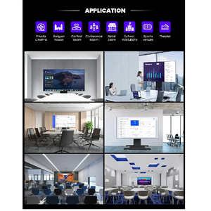 Pantalla LED Plegable Todo en Uno de 135/162 Pulgadas, Pantalla Móvil para Videoconferencias, para Salas de Reuniones, <span class=keywords><strong>Tiendas</strong></span> Minoristas y Centros Comerciales - Product Image 6
