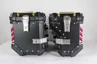 Vente en gros de boîtes à bagages latérales pour moto JPAD modèle J-B5, 36L, noir, en alliage d'aluminium, sac de transport, boîte de rangement pour livraison