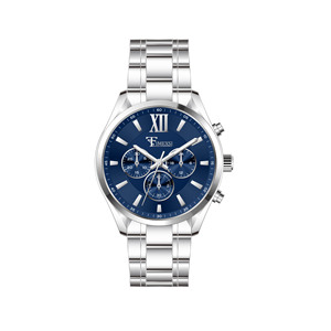 Reloj de cuarzo de metal de 44 mm para hombre, estilo informal de negocios, apto para múltiples ocasiones, ancho de correa de 22 mm, acabado de metal pulido. - Product Image 5
