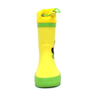 Bottes <span class=keywords><strong>de</strong></span> <span class=keywords><strong>pluie</strong></span> pour enfants en caoutchouc naturel 100% écologique, col à cordon, imprimé panda, imperméables, bottes Wellington pour filles - Product Image 5