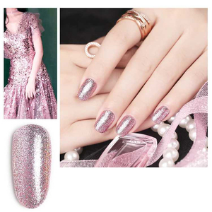 <span class=keywords><strong>Super</strong></span> brillant haute brillance <span class=keywords><strong>sain</strong></span> paillettes platine vernis à ongles avec la couleur de la mode - Product Image 4