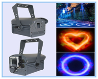 Proyector Láser de 10W para Exteriores, Impermeable, de Aleación de Aluminio, Regulable, con Efecto de Ondas de Agua, IP65, DMX512, RGB, para Iluminación Escénica y Cultural
