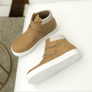 รองเท้าบูทหุ้มข้อหนังสำหรับเด็กผู้ชายอายุ 6 ถึง 12 ปี รองเท้าฤดูใบไม้ร่วงฤดูหนาว - Product Image 3