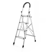 Escalier en alliage d'aluminium, épaissi, intérieur et extérieur, portable, échelle pliante temporaire