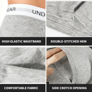 Boxer da <span class=keywords><strong>Uomo</strong></span> di Tendenza 2025, Asciugatura Rapida, Traspiranti, Pantaloncini in Rete, Slip Sportivi, Intimo Maschile Standard in <span class=keywords><strong>Cotone</strong></span> - Product Image 6